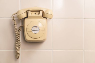 Retro vintage telefonun
