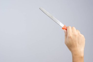 El holding törpülemek wo metal veya tahta için plastik saplı dosya