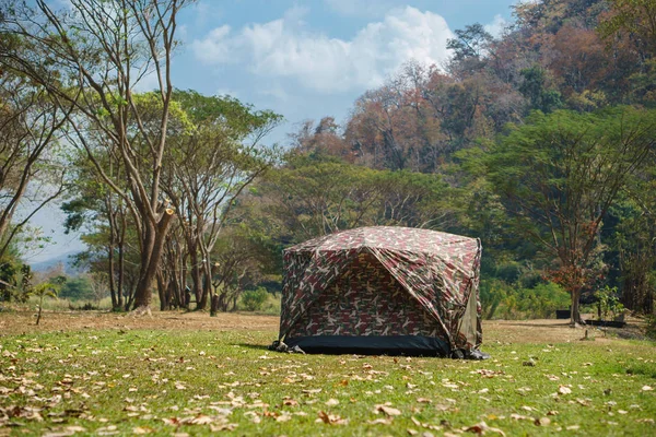 Tienda Camping Parque Nacional Del País Asiático —  Fotos de Stock