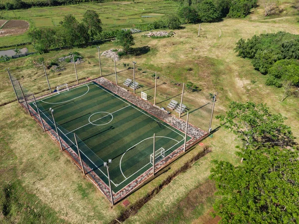 Futsal zewnętrzny, boisko do piłki nożnej — Zdjęcie stockowe