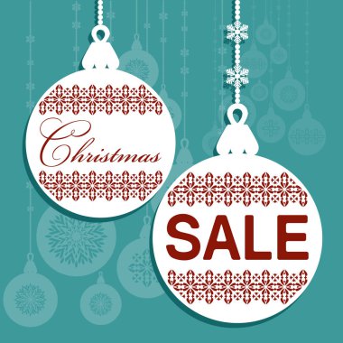 Tasarım şablonu Noel satış