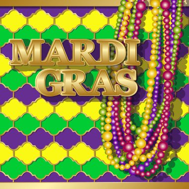 Mardi Gras arkaplanı.
