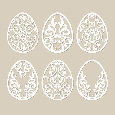 Küme şablon Paskalya yumurtaları