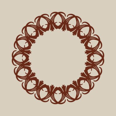 Lazer kesme dekoratif panel için şablon desen