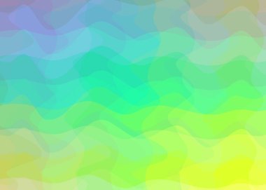 Parlak gökkuşağı renklerinde soyut gradyan arkaplan. Renkli pankart şablonu. Tasarım ilanınız, broşürleriniz, broşürleriniz için kumaş. Kolay düzenlenebilir renkli vektör illüstrasyonu.