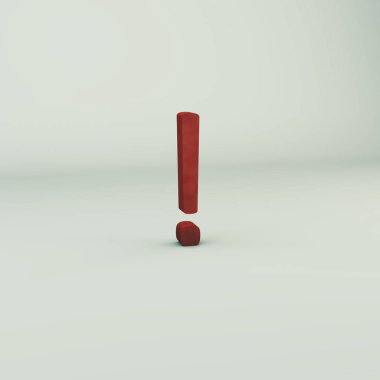 kırmızı ünlem işareti