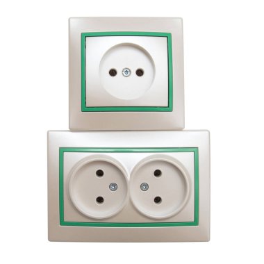 Tek ve çift elektrik prizine