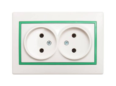 Çift elektrik prizine 