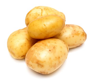 Grup genç patates