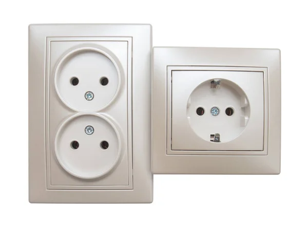 Single and double electrical outlet