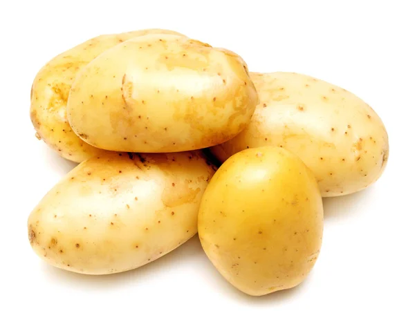 Groep van jonge aardappelen Stockfoto
