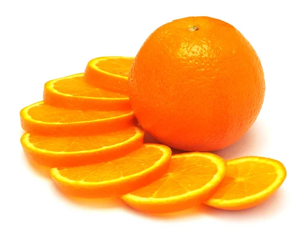 Hele oranje vruchten — Stockfoto