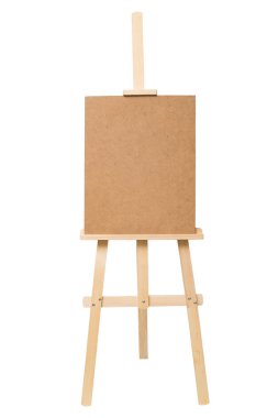 Easel empty for drawing isolated on white background clipart