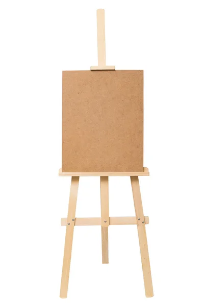 Easel Empty Drawing Isolated White Background — Stock Photo, Image