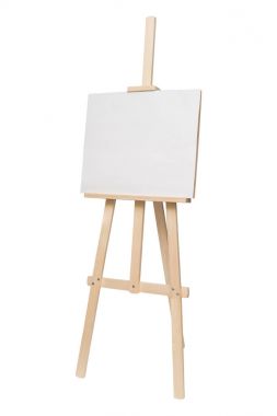Easel empty for drawing isolated on white background. Object clipart