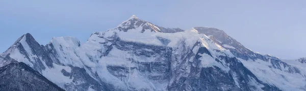 Zobacz annapurna II szczyt, annapurna obwodu trek, nepal — Zdjęcie stockowe