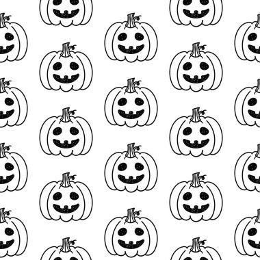 Kabak çizimi el çizimi vektörsüz desen.