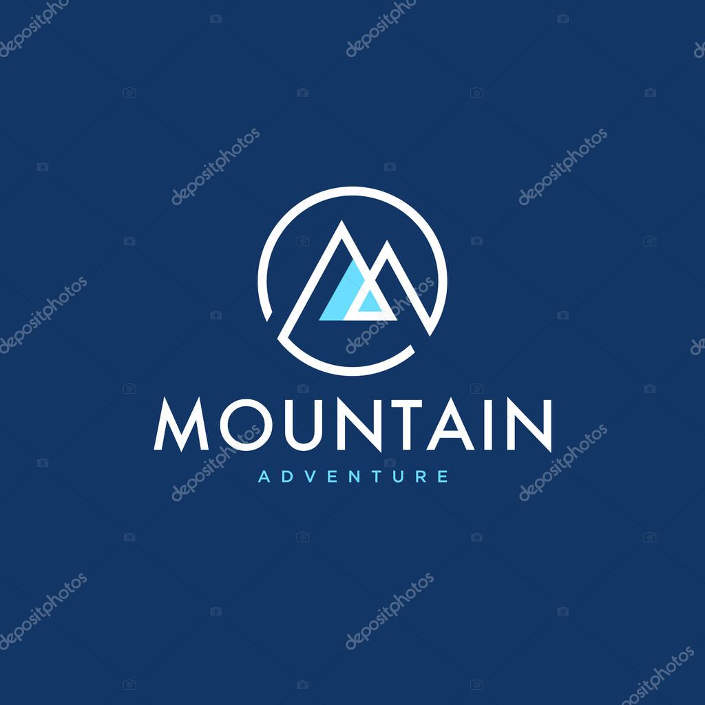 Mountain logo concept design - Vector EPS10.