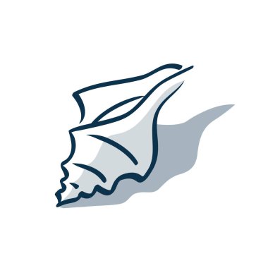 Klasik klip sanatı - Seahell - Vektör EPS10.