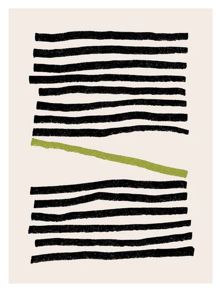 Креативна Мінімалістична Ручна Розписана Ілюстрація Прикраси Стін Листівок Або Дизайну — стоковий вектор