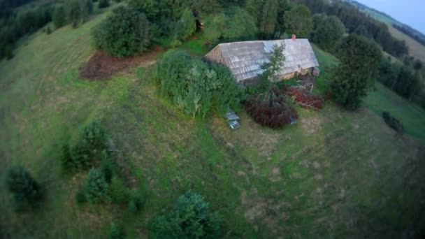 Vue aérienne de campagne .