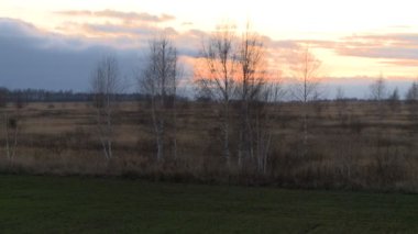 Alacakaranlıkta hava atış manzara.