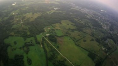 Kırsal havadan görünümü.