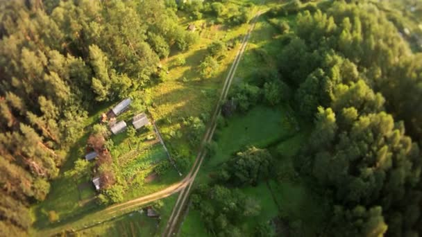 Countryside aerial landscape. — Stock Footage Countryside aerial landscape. Stock Video