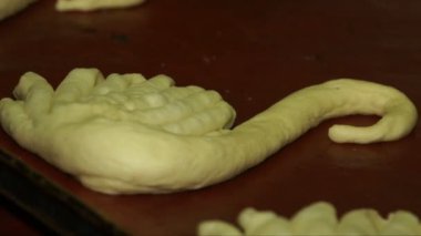 Figürlü pasta ve şekerlemeler ürünler pişmiş