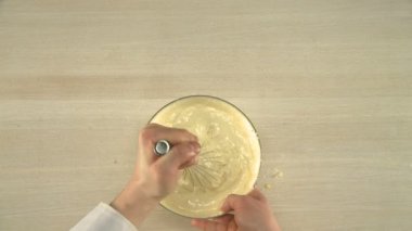 Hamur pişirme görünümü Yukarıdaki formu.