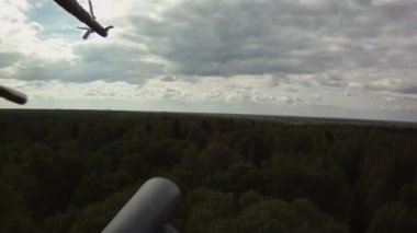 Helikopter penceresinden görüntülemek