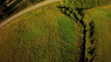 Güneşli hava manzara.