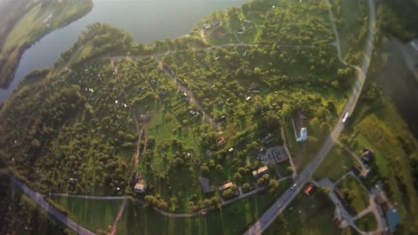 Countryside aerial landscape. — Stock Footage Countryside aerial landscape. Stock Footage