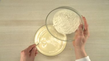 Hamur pişirme görünümü Yukarıdaki formu.