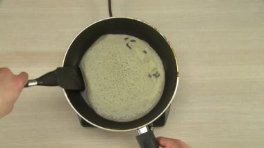 Birinci şahıs bakış küçük börek Kızartma Cook