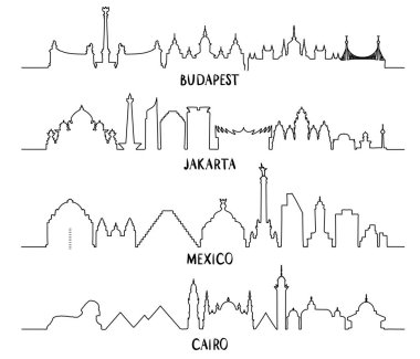 İş seyahat ve Turizm kavramı ile tarihi Architectur. M