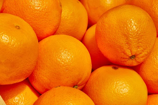 Boxes of Orange produce for sale Stock Photo