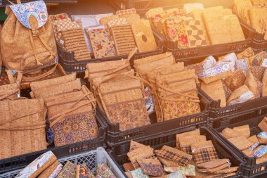 Cork, çanta piyasasında, üzerinden geleneksel sırt çantaları, Portekiz