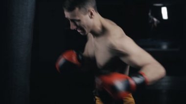 Erkek Boxer boks kulübünde eğitim