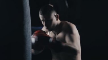 Erkek Boxer boks kulübünde eğitim