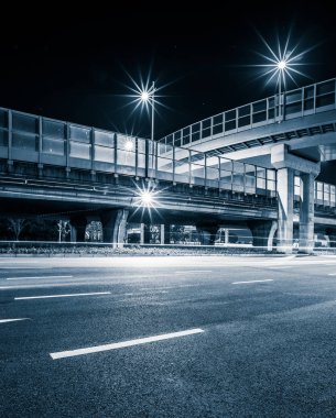 modern binanın Shanghai içinde boş tuğla zemin açık.