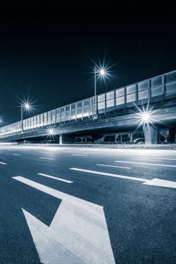 modern binanın Shanghai içinde boş tuğla zemin açık.