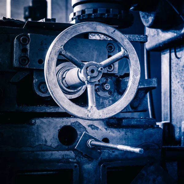 Detail schot van machines in een fabriek. — Stockfoto