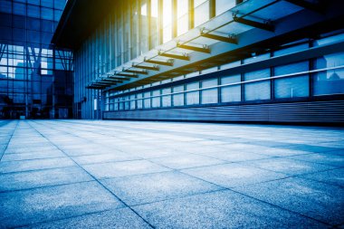 Çin şehri şehir meydanında görünümünü.