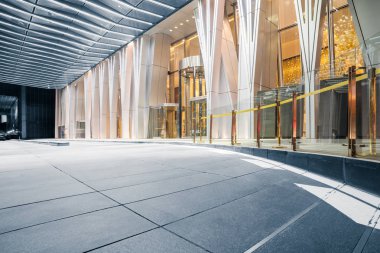 modern mimarlık Çin şehri boş Meydanı.