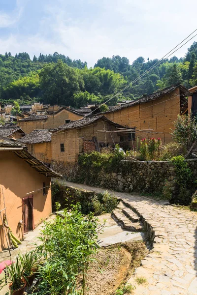 Fermes dans l'ancien village de Chine . — Photo