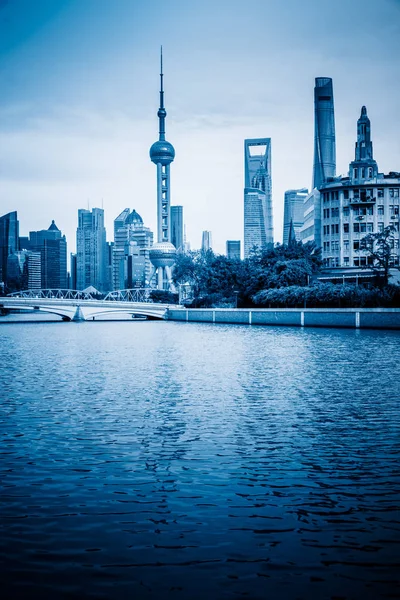 Shanghai skyline panorama di Cina. — Stok Foto