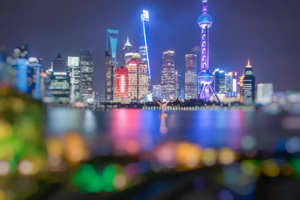 中国の上海スカイラインパノラマ. — ストック写真