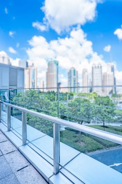 modern mimarlık Çin şehri boş Meydanı.