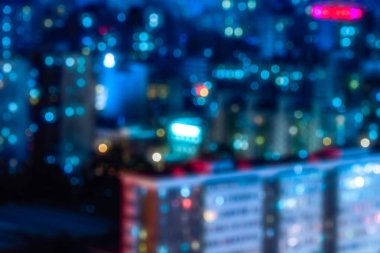 cityscape Pekin, Çin için gece görünümü.